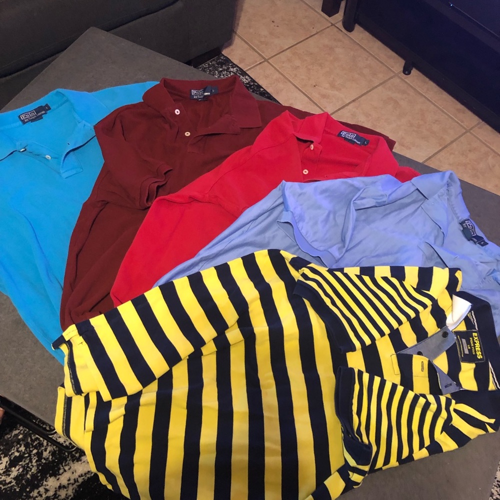 x5 Men’s Large Short-Sleeve Polo Shirt - Polo Lot
